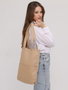 Zoozie Bags Bolso Tote Beige en Gabardina